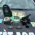 Criminoso disfarçado de entregador de aplicativo é preso com arma e drogas em Fortaleza