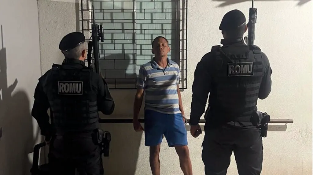 Ladrão é preso após assaltar idoso que trabalha como motorista por aplicativo