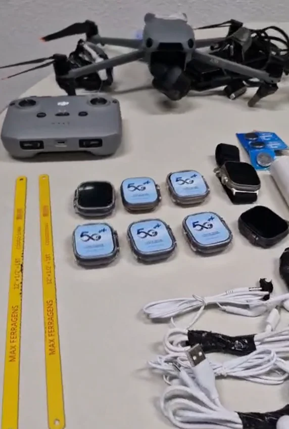 Homem é preso em esquema com uso de drones para envio de celulares, armas e drogas a presídios no Ceará