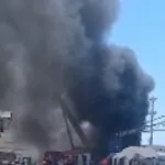 Após operação da PF, incêndio em guindaste é registrado no Porto do Mucuripe