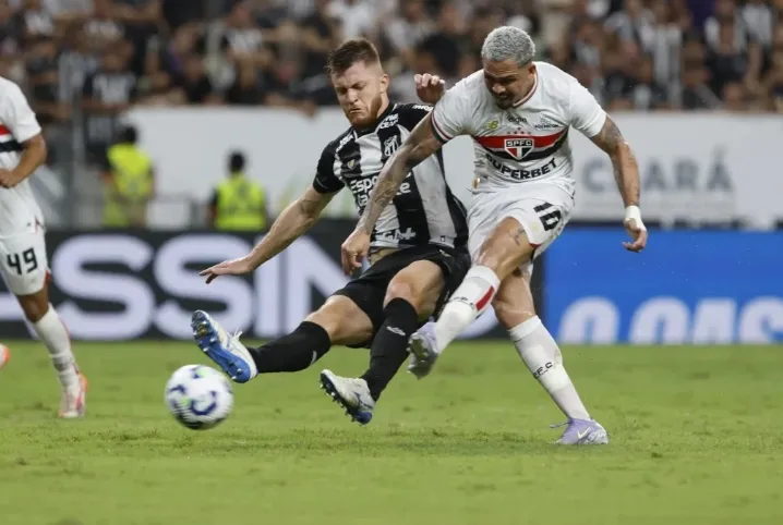 Jogando na Arena Castelão, Ceará empata em 1 a 1 com o São Paulo