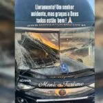 Ônibus do cantor Ferrugem se envolve em acidente no RS; ninguém ficou ferido