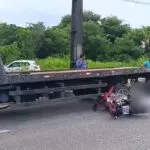Motociclista morre após colisão com caminhão-reboque na BR-116, em Cajazeiras