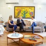 Evandro Leitão recebe Eduardo Suplicy para discutir sobre renda básica e temas de interesse social