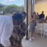 Senhora de 96 anos surpreende convidados com entrada animada em festa de aniversário