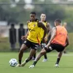 Júnior Santos treina e Atlético-MG fará primeira atividade no gramado sintético da Arena MRV