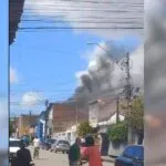 Incêndio destrói kitnet no bairro Montese, em Fortaleza