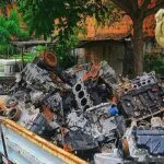 Sucata clandestina com motores de veículos roubados é fechada em Fortaleza