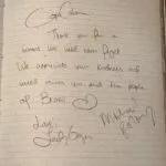 Lady Gaga deixa recado em livro histórico do Copacabana Palace; veja o que a cantora escreveu