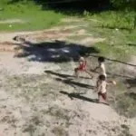 Crianças se assustam com drone no interior do Ceará e vídeo viraliza nas redes sociais