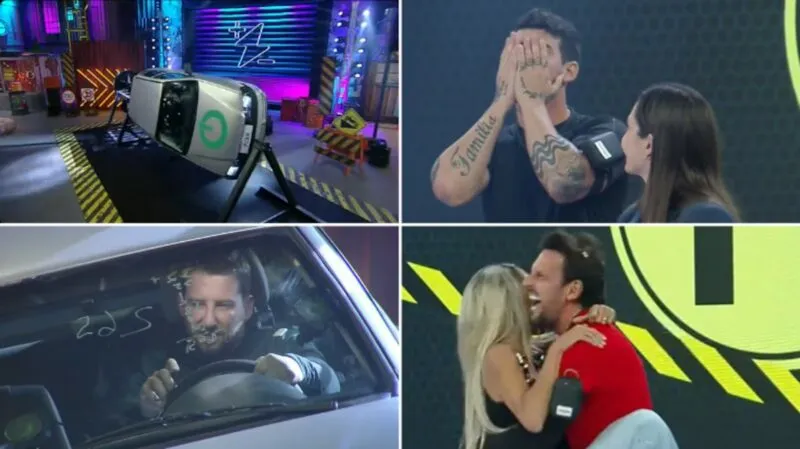 Power Couple: terceira Prova dos Homens mistura carro giratório e matemática