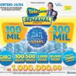 Tele Sena Semanal: confira o resultado de hoje, domingo (25/05)