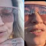 Luana Piovani discute com brasileiros em praia de Portugal