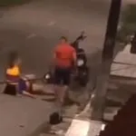 Homem que agrediu mulher com tapas e socos na frente de criança é preso no Ceará; vídeo