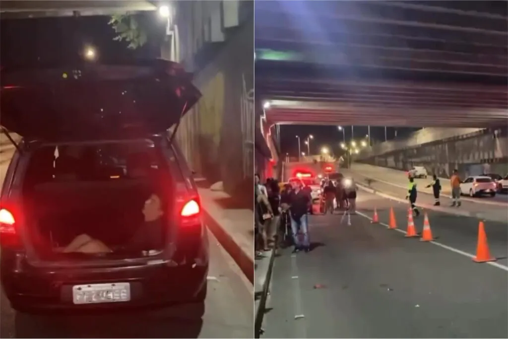 Blitz em Fortaleza flagra homem desacordado dentro de porta-malas de carro