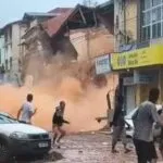 Vídeo mostra casa desabando em Ubá após chuvas em MG; cidade registrou 7 mortos