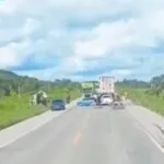 Acidente deixa 10 pessoas feridas após engavetamento de veículos na BR-222 no Ceará